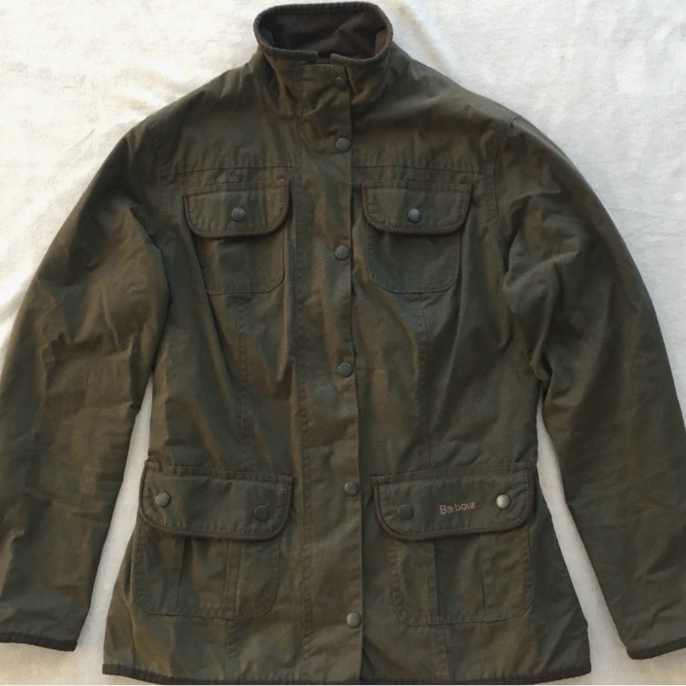 Barbour Olive Utility Jacket for Women